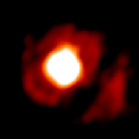 The star Eta Carinae in radio waves