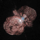 Space Telescope image of the star Eta Carinae