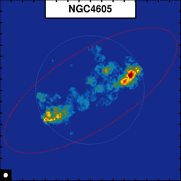 NGC4605 CO