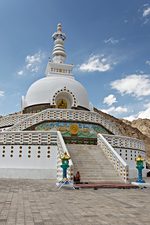 Shanti Stupa, Leh, Ladakh, India (2012/07/25)