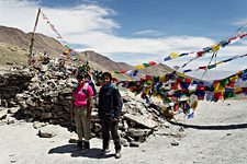 With Eidgah at Ganda La, Hemis National Park, Ladakh, India (2012/07/29)
