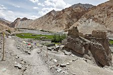 Markha townsite and palace ruins, Hemis National Park, Ladakh, India (2012/08/01)