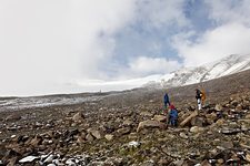 Glacier approach, Dzo Jongo ascent, Hemis National Park, Ladakh, India (2012/08/05)