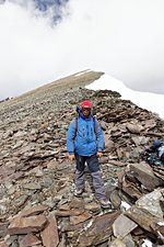 Pasang (lead climbing guide), Dzo Jongo ascent, Ladakh, India (2012/08/05)