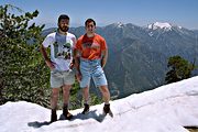 With Ari Laor, near Mt. Baden-Powell, San Gabriel Mountains, CA (1995/06/10)