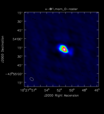 Unidentified Moment 0 map of Source NGC3256