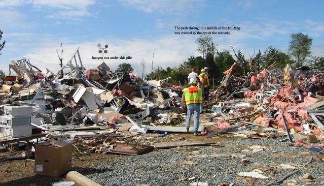 The remains of the MFRI building