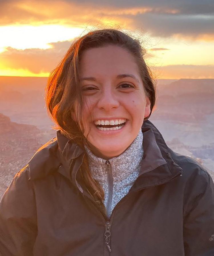 Milena at the Grand Canyon