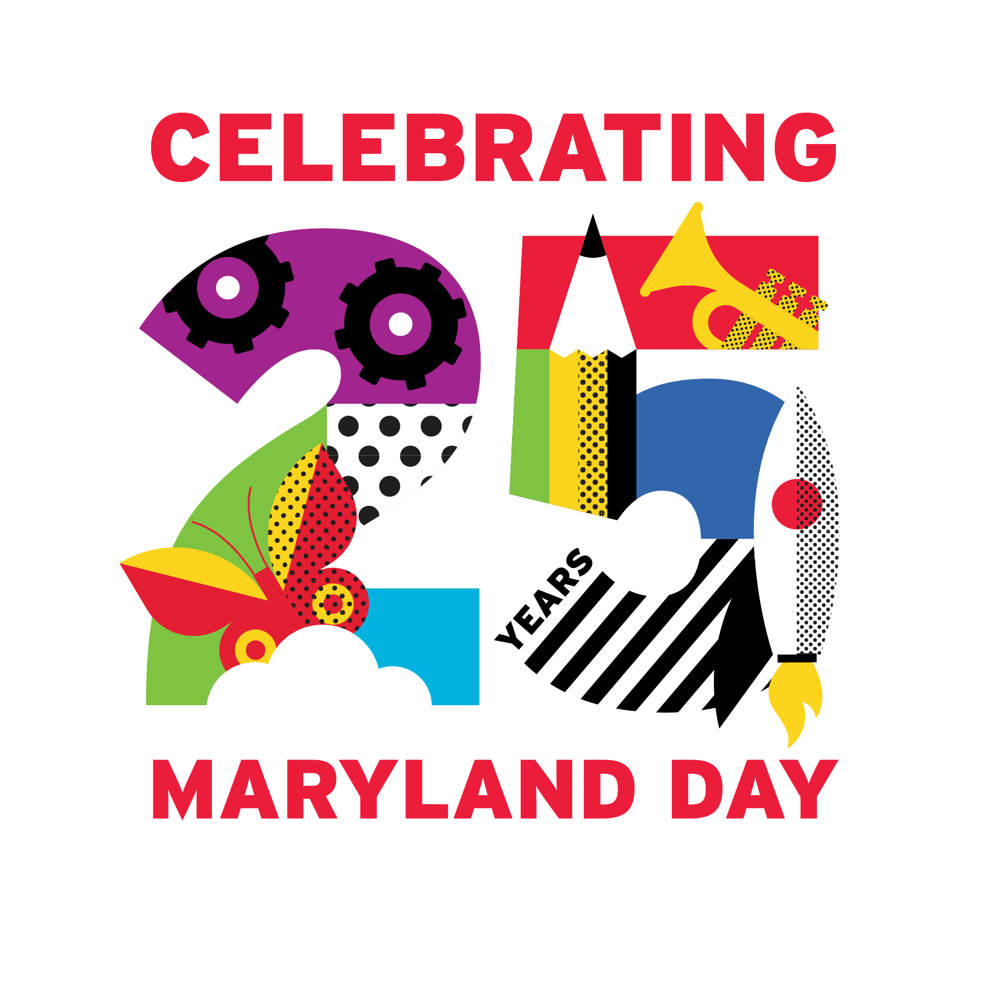 MD Day 25 yr logo