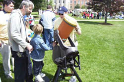 Tim tries to pull the focus away from chemical engineering's goo table and on to the sun.