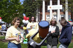 Gretchen argues that those spots are sunspots and not dirt on the lens.