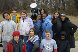 Edmond Burke School visits the UMD Observatory