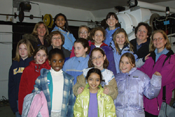 Troop 4777 visits the UMD Observatory