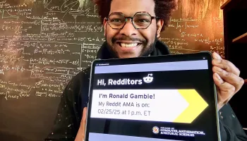 Astronomy Visiting Assistant Research Scientist Ronald Gamble Answers Questions About Black Holes