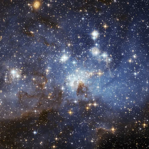 LH 95 molecular cloud and cluster creative commons