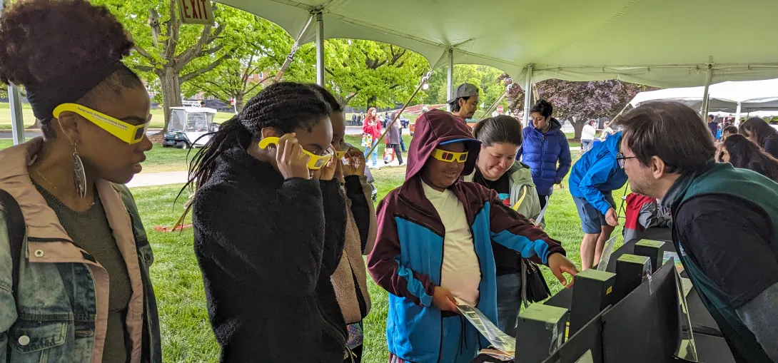 Maryland Day astro exhibit