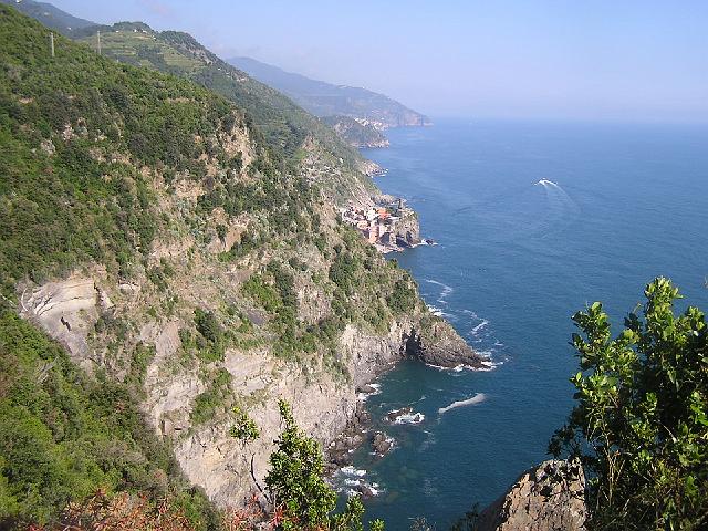 P6181574.JPG - Getting closer to Vernazza. The trail takes over 2 hours, and 5 euros