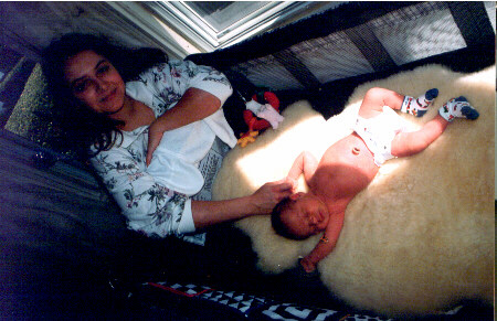 Nico y mama