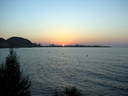 6/30/07, Alicante. The view from the conference hotel at dawn. Slide 12