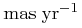 \mbox{mas}\;\mbox{yr}^{{-1}}
