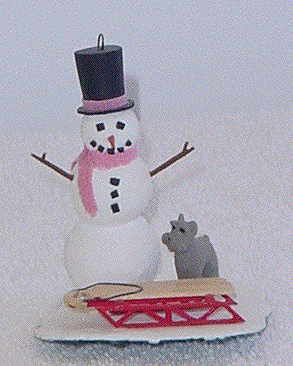 1989 - Snowman and Sled