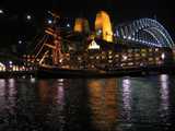 
Sailing Ship and Bridge.
