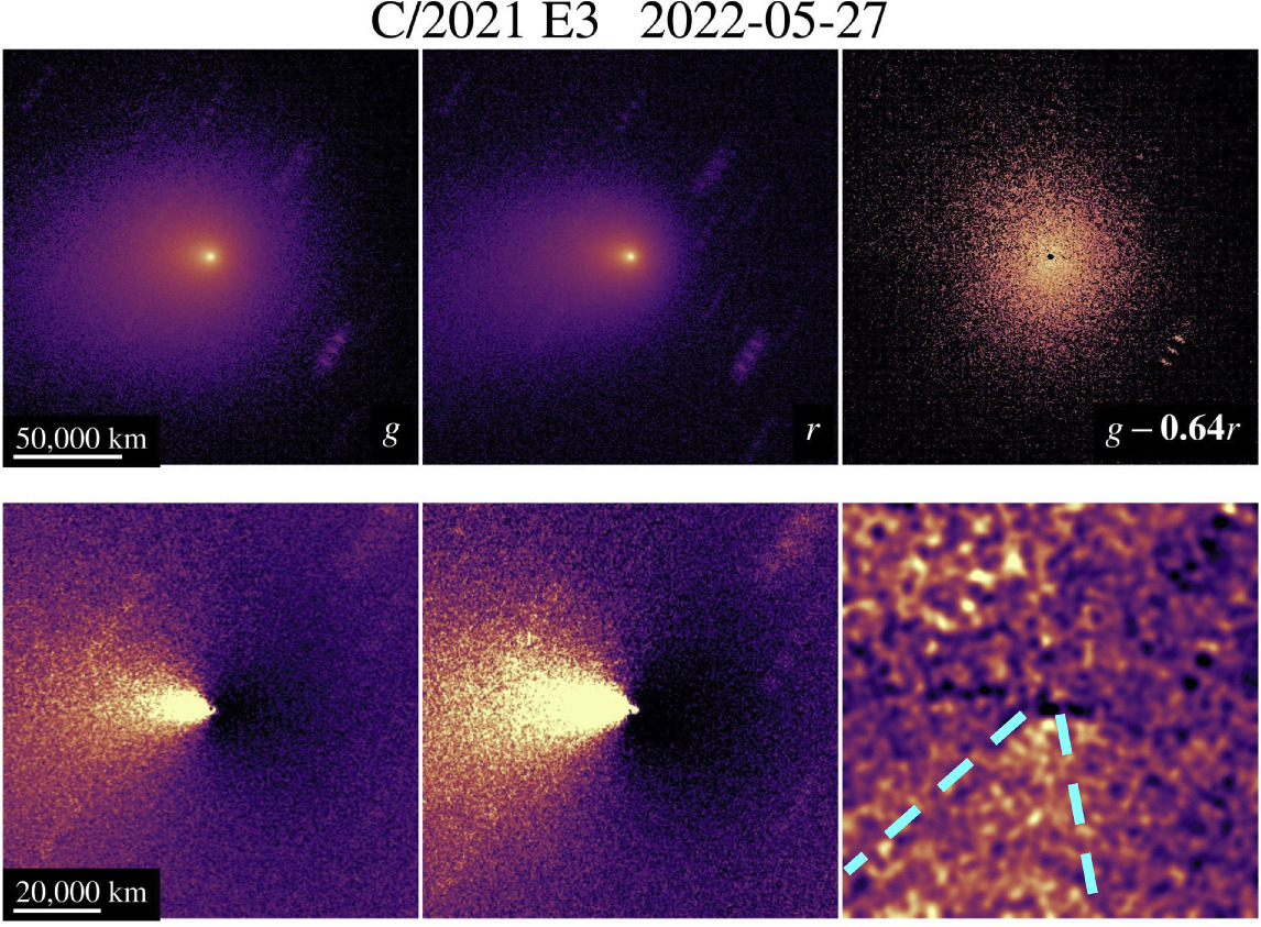 C/2021 E3 (ZTF) morphology