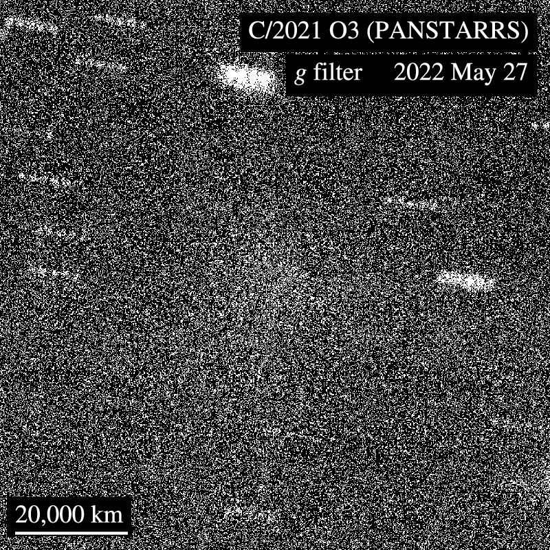 C/2021 O3 (PanSTARRS), presumed disintegrated