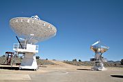 10m and 6m dishes, CARMA array, Cedar Flat, near Big Pine, CA (2006/05/05)