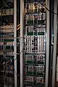 Downconverter rack, CARMA array, Cedar Flat, near Big Pine, CA (2006/05/05)