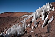 Penitentes, Cerro Sairecabur, Andes mountains, near San Pedro, Chile (2007/12/06)