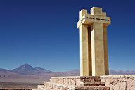 Atacameno memorial, Pukara de Quitor, near San Pedro de Atacama, Chile (2008/06/22)