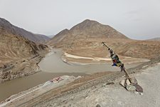 Indus - Zanskar confluence, near Nimu, Ladakh, India (2012/07/26)