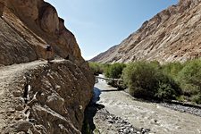 Markha river bridge crossing, Hemis National Park, Ladakh, India (2012/07/31)