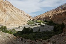 Looking down on Chalak, Hemis National Park, Ladakh, India (2012/08/01)