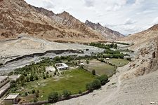 Markha school and campgrounds, Hemis National Park, Ladakh, India (2012/08/01)