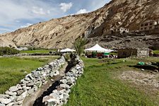 Russian group rests at Umlung, Hemis National Park, Ladakh, India (2012/08/02)