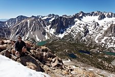 Big Pine Lakes and Palisade Glacier, Sierra Nevada range, near Big Pine, CA (2011/07/10)