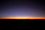 Dawn on Mt. Whitney summit, Sierra Nevada Range, CA (1992/09/19)