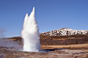 Strokkur hot spring, Geysir geothermal area, Iceland (2000/04/25)