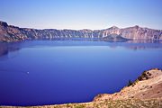 Wizard Island, Crater Lake National Monument, OR (2000/07/31)