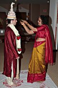 Indian marriage ceremony, Kalibari Temple, Burtonsville, MD (2007/05/12)