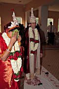 Indian marriage ceremony, Kalibari Temple, Burtonsville, MD (2007/05/12)