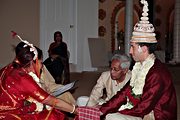 Indian marriage ceremony, Kalibari Temple, Burtonsville, MD (2007/05/12)