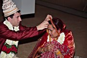 Indian marriage ceremony, Kalibari Temple, Burtonsville, MD (2007/05/12)