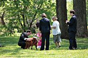 Western marriage ceremony, Liriodendron Mansion, Bel Air, MD (2007/05/13)