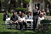 Western marriage ceremony, Liriodendron Mansion, Bel Air, MD (2007/05/13)