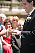 Western marriage ceremony, Liriodendron Mansion, Bel Air, MD (2007/05/13)