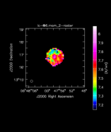 Carbon Monoxide Moment 2 map of Source IRC+10216