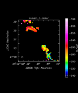 Carbon Monoxide Moment 1 map of Source Region_J-K